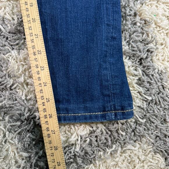 BKE Buckle Harper Women Jeans 27R Bootcut Stretch Distressed‎ Blue - Picture 2 of 9